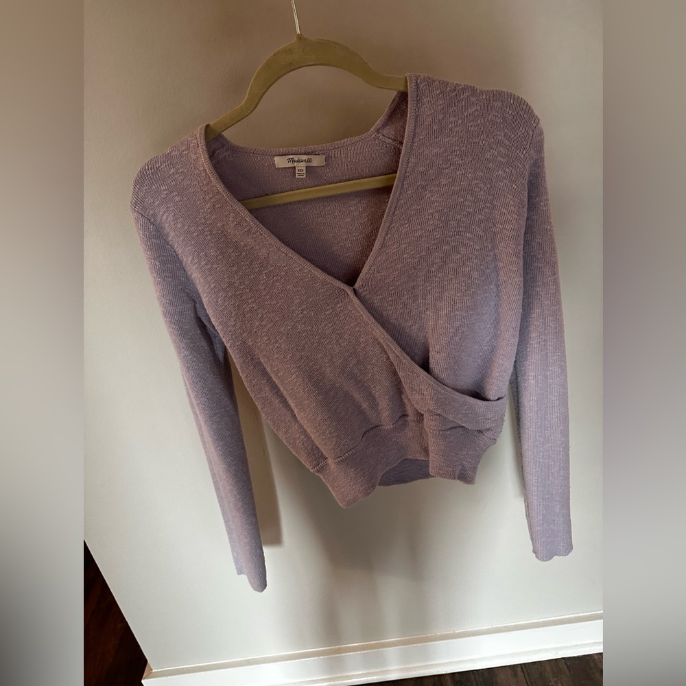 Lilac Madewell Blouse